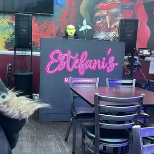 The ambiance was nice dj was cool but it's very tight when all seats are taken