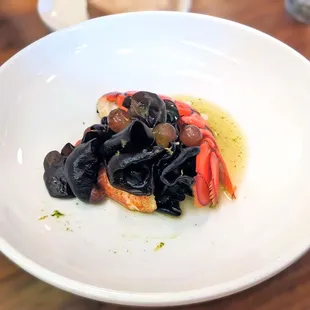 Lobster with Wood Ears and Grapes