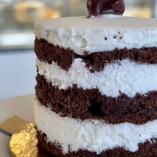 Fluffy, moist, and delicious Black Forest Cake.