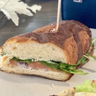 Smoked Salmon Sandwich