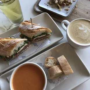 Prosciutto and Brie Sandwich