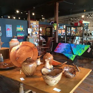 Interesting work by local artists