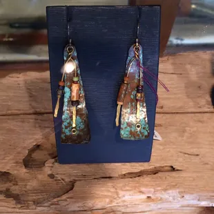 Jewelry by local artist Libby Krause of Wild Woman Jewelry