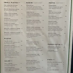 Menu June 2021