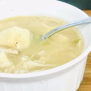 Chicken &amp; dumplings are the ultimate comfort food.