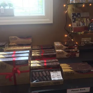 a variety of candies