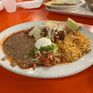 Cheese Chili Relleno Plate