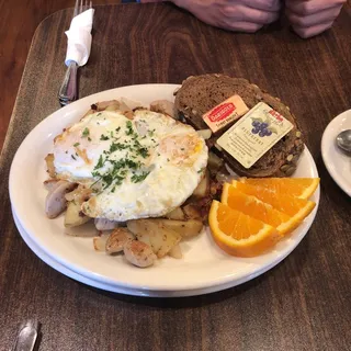 Bratkartoffeln Mit Ruhrei