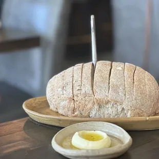 Housemade Sourdough Levain Bread with Butter