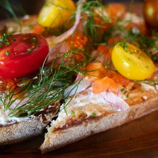 Smoked ocean trout (brunch menu)