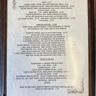 Menu as of 02.05.23