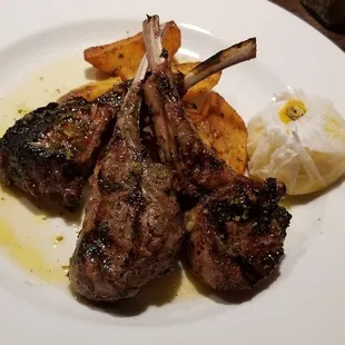 Delicious lamb chops