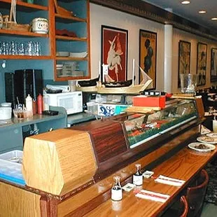 the interior of a restaurant