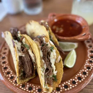 QuesaBirria Tacos. Amazing!!
