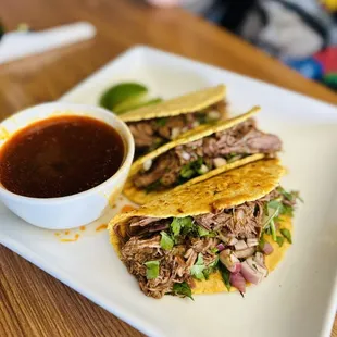 Birria tacos without cheese