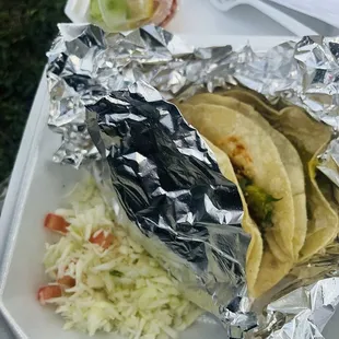 Complimentary Cabbage on side