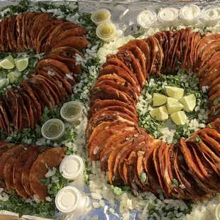 Taco birthday platters