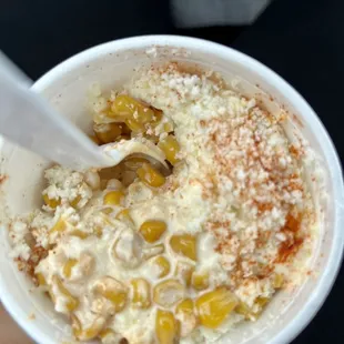 Elote in a cup