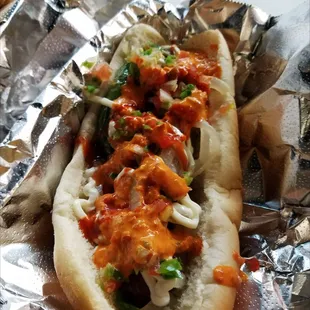 food, sandwich, hot dog, hot dogs