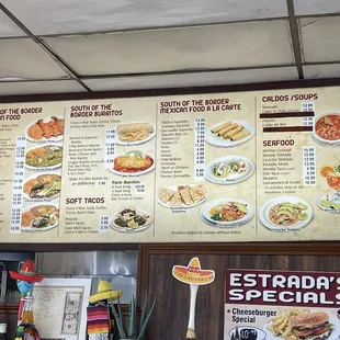 ramen and noodles, menu