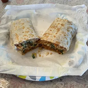 Al pastor burrito. Damn good.