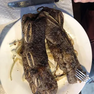 Rib plate- my hubby devoured it!