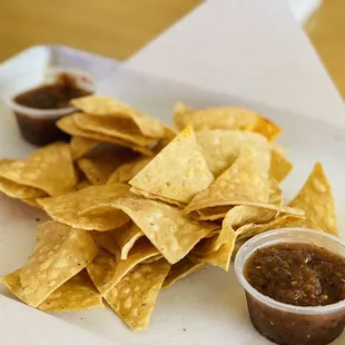 Chips and salsa.