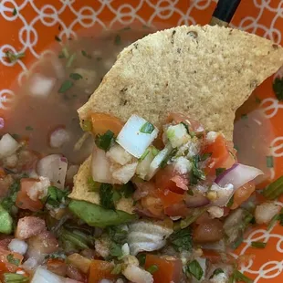 Ceviche Tostada