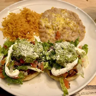 Dinner Special- Al Pastor Sopes. Yum!