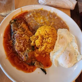 Chile-Relleno and Eggs