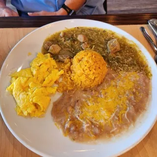 Chile-Verde and Eggs