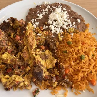 Machaca and Eggs