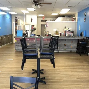 Counter and Dining Area
