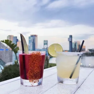 Margaritas with a view!