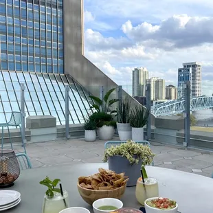 Trio salsas and guac