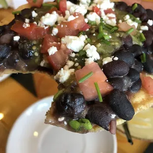 Tangy Goat Cheese Tostada