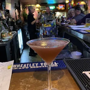 Raspberry martini