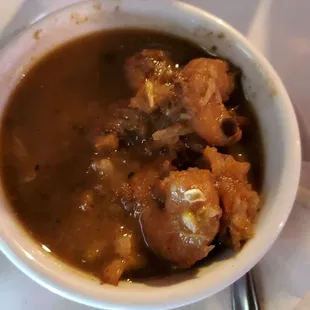 Gumbo cup - too much rice!
