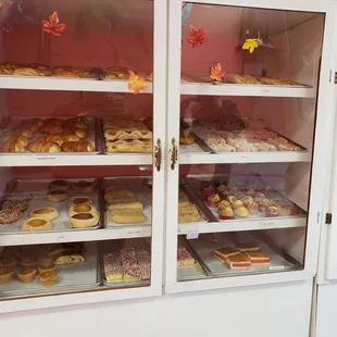 a display of pastries