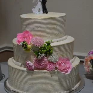 a wedding cake