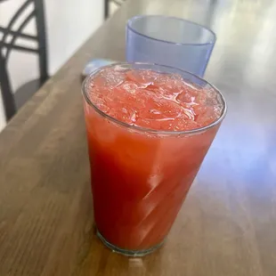 Strawberry agua fresca