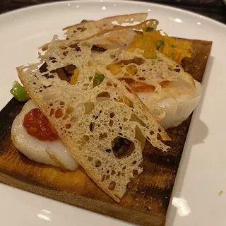 Cedar Planked Scallops