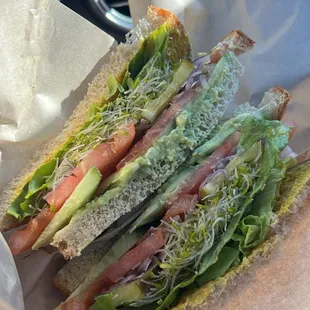Veggie Sandwich, no cheese