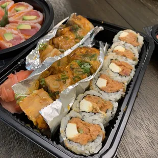 Fire Dragon Roll, Spicy Tuna Roll