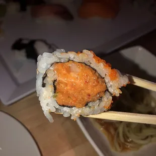 Volcano roll