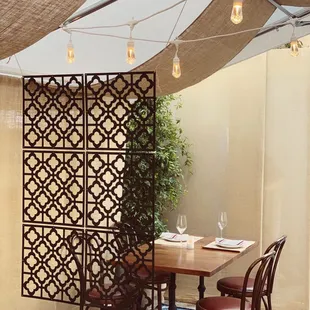 Our brand new hidden patio