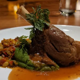 Lamb Shank Jarret D'agneau Au Romarin