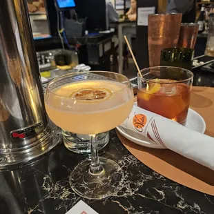 Delicious cocktails