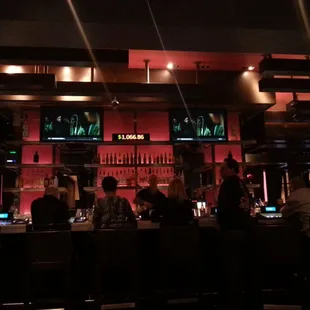 $1 video poker, keno, slot at bar