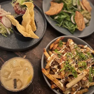 plates of food on a table